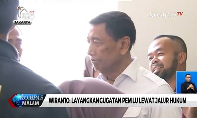 Wiranto: Layangkan Gugatan Pemilu Lewat Jalur Hukum
