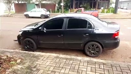 Batida de trânsito é registrada no Centro