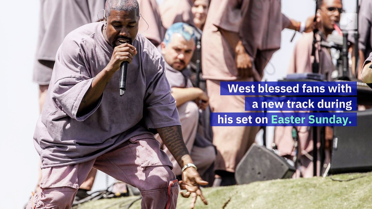 Kanye Performs New Song 'Water' During His Sunday Service at Coachella