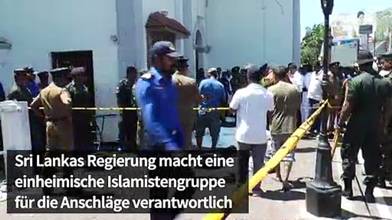 Anschläge in Sri Lanka: Islamisten sollen verantwortlich sein