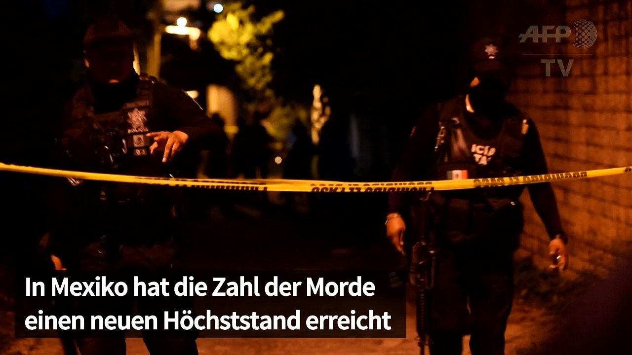 So viele Morde wie noch nie in Mexiko