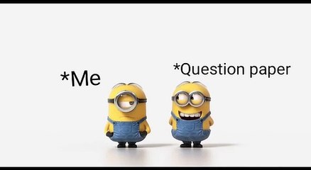 Hilarious Minions GIF to Brighten Your Question Paper 😂