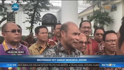 Menang Telak, Gubernur NTT: Masyarakat Sangat Cinta Jokowi