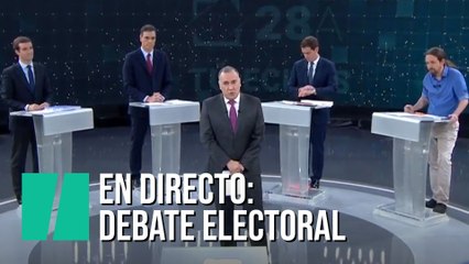 Sigue en directo el debate a cuatro de RTVE