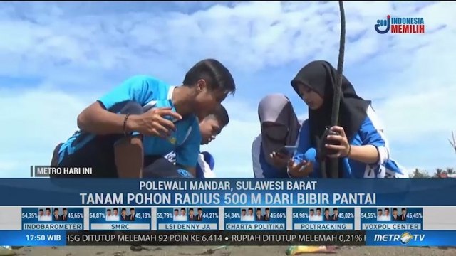 Peringati Hari Bumi, Warga Polman Taman Ribuan Pohon Mangrove