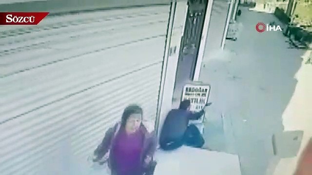 Bursa'da dehşet anları kamerada