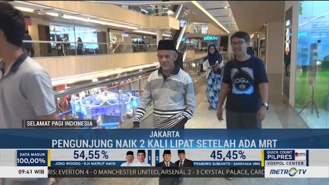 Berkat MRT Jakarta, Plaza Blok M Kembali Ramai Pengunjung