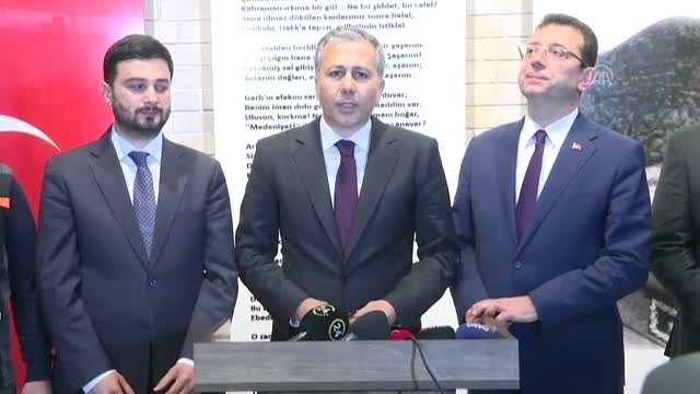 Kağıthane'de Çöken Bina - İstanbul Valisi Ali Yerlikaya