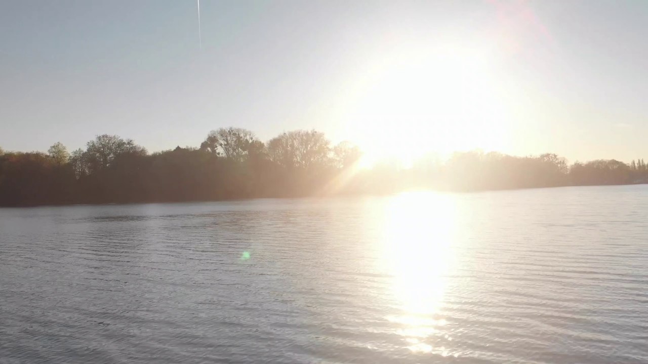 Sonnenuntergang über Hannover/dem Maschsee