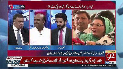 How Do You Consider The Replacement Of Hafeez Sheikh-Arif Nizami To Nadeem Afzal Chan
