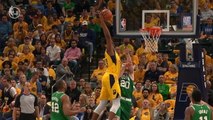 Myles Turner with massive dunk over Hayward