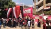 زحام أمام مدرسة محمد نجيب بالزاوية الحمراء للتصويت في الاستفتاء