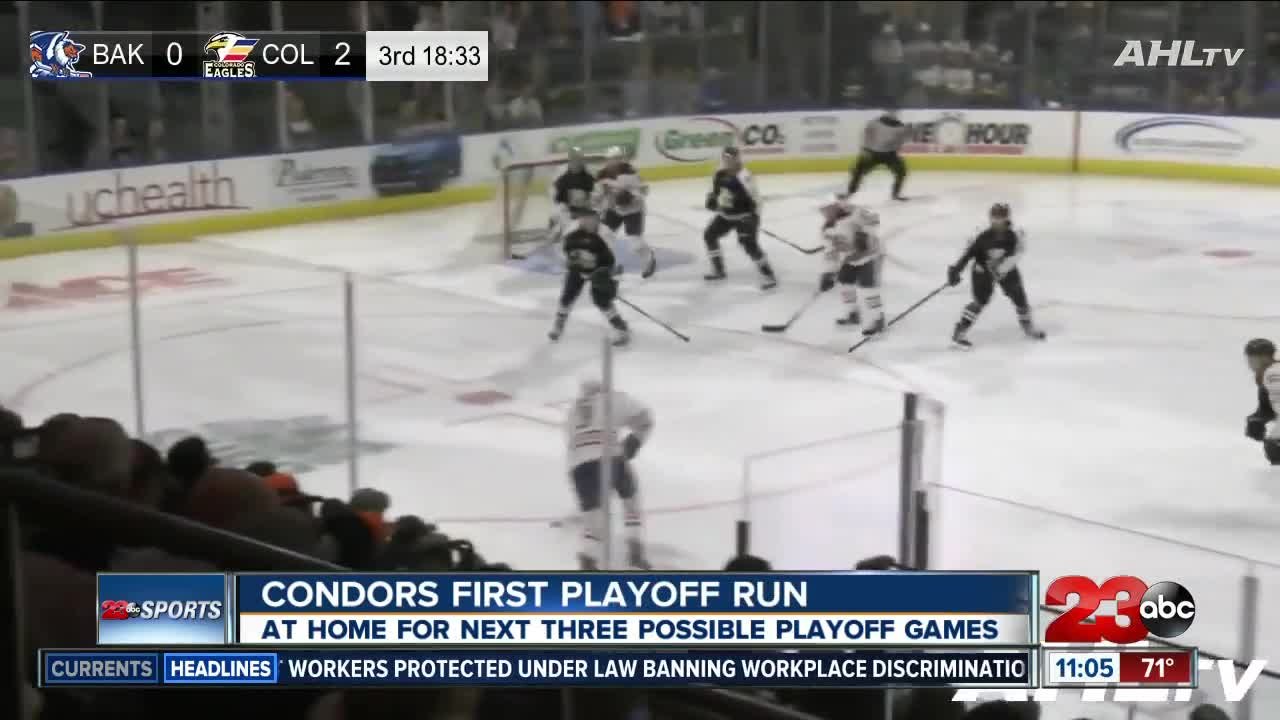 Condors back home before first AHL Playoffs hom...