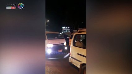 شاهد.. زفة بالسيارات بوادي النطرون احتفالا بـ استفتاء الدستور