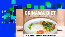 [Read] Okinawa Diet : Okinawa Diet Cookbook With The Best Traditional   New Recipes: Eat Like The