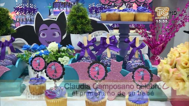 Claudia Camposano celebró el primer año de su bebé