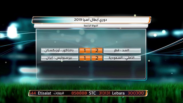 الأهلي يفوز في دوري أبطال آسيا بهدفي السومة