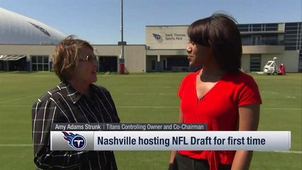 Amy Adams Strunk discusses Nashville hosting 2019 NFL Draft