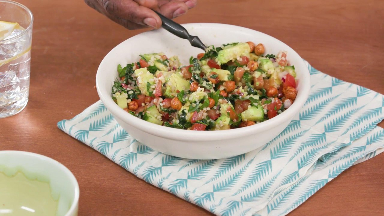 How to Make Tabbouleh with Avocado