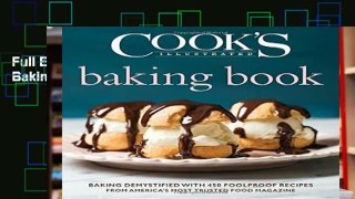 Full E-book Cook s Illustrated Baking Book  For Full