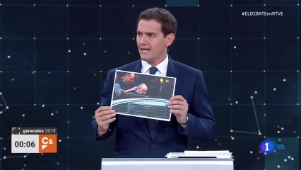 Albert Rivera en el debate a cuatro de TVE