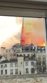 Burning Notre Dame Spire Collapses in Flames