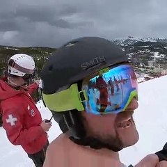 Rob Enigl shows us how to mono ski.  And the crowd goes wild!  Outstanding video that will make you smile.