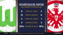 Bundesliga: Resumen, Wolfsburg 1-1 Frankfurt