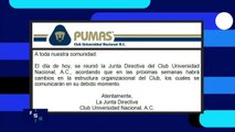 FOX Sports Radio: Habrá cambios en la estructura de Pumas