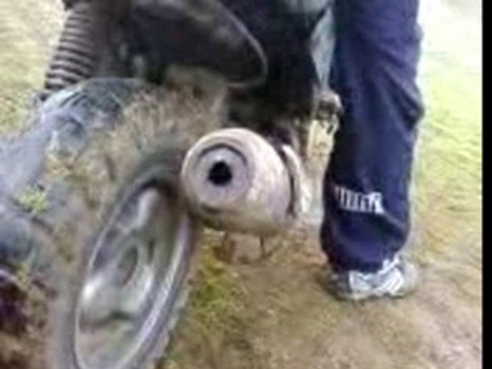 Retour de flamme avc scoot