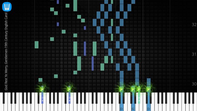 [Piano Solo]God Rest Ye Merry, Gentlemen, 19th Century English Carol-Synthesia Piano Tutorial