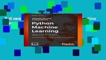 Full version  Python Machine Learning: Machine Learning and Deep Learning with Python,