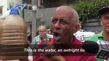 Venezuelans protest water shortage on Earth Day