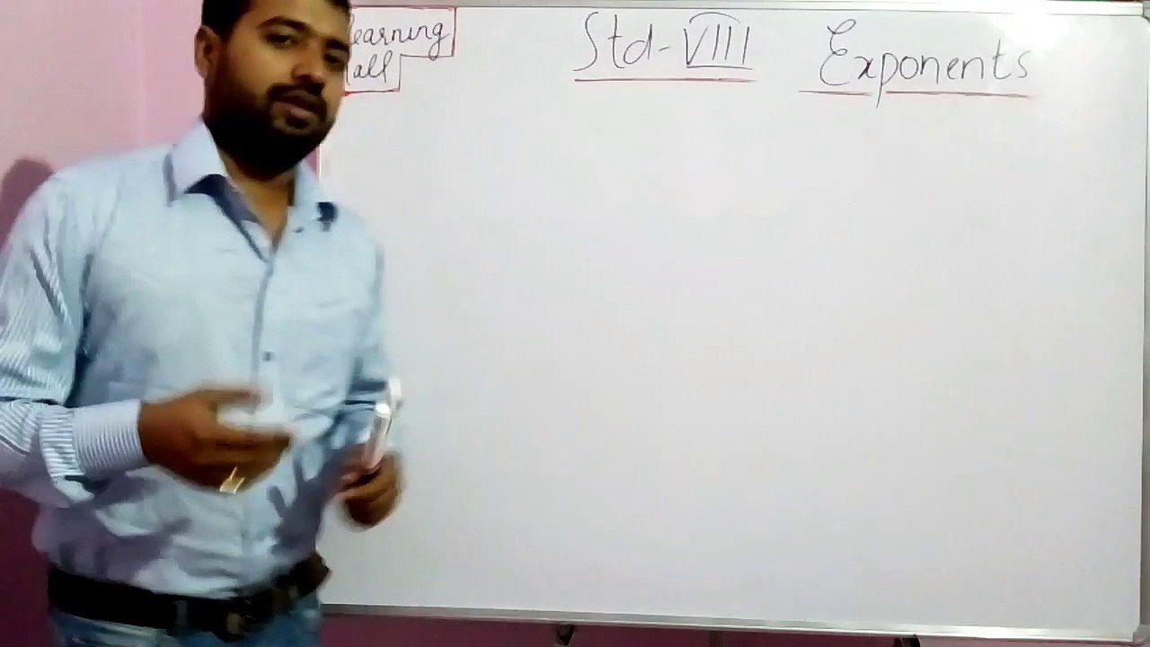 Exponent I Positive integral exponent of rational number I CBSE class 8 maths I part -1