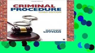 Full E-book  Criminal Procedure  For Kindle