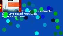 [NEW RELEASES]  Alternative Investments: CAIA Level II (Caia Knowledge) by CAIA Association