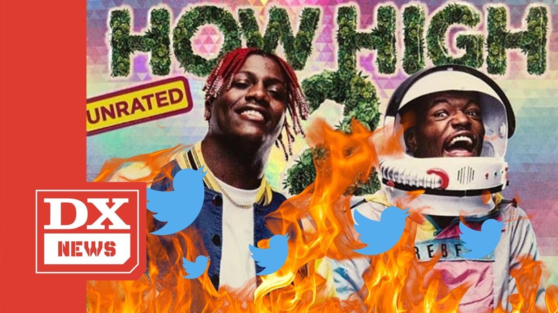 HOW HIGH 2 ビー・バッド・ボーイズ 大麻 マリファナ チーチ&チョン Twitter Blazes Lil Yachty & DC Young Fly For “How High 2” - video