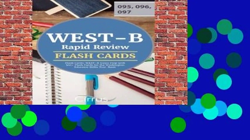 WEST-B Rapid Review Flash Cards: WEST-B Exam Prep with 300+ Flash Cards for the Washington