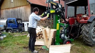 Extremo Más Rápida Más Grande Árbol De La Tala De Madera De Leñador Habilidades Turbo Motosierra Partidor