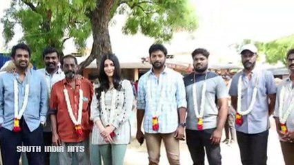 Vijay sethupathi shruti laabam has started with pooja(Tamil)