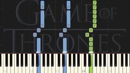 Game of Thrones - Reign - Piano Tutorial