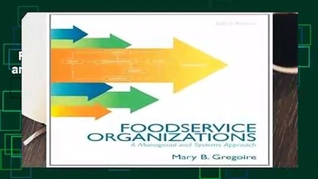 Food Service Organizations: A Managerial and Systems Approach Complete
