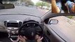 how to take U turn in car and cross circles in car using half clutch