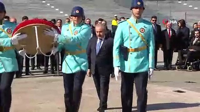 TBMM Başkanı Mustafa Şentop 23 Nisan resmi törenleri kapsamında TBMM'de gerçekleşen törene katıldı