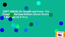 [GIFT IDEAS] On Growth and Form: The Complete Revised Edition (Dover Books on Biology) by D Arcy