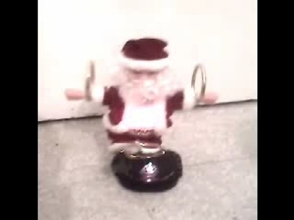 PERE NOEL  AUTOMATE acrobate de cirque
