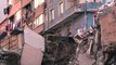 Kağıthane'de Yıkılan Binanın Enkazı Gün Ağarınca Ortaya Çıktı