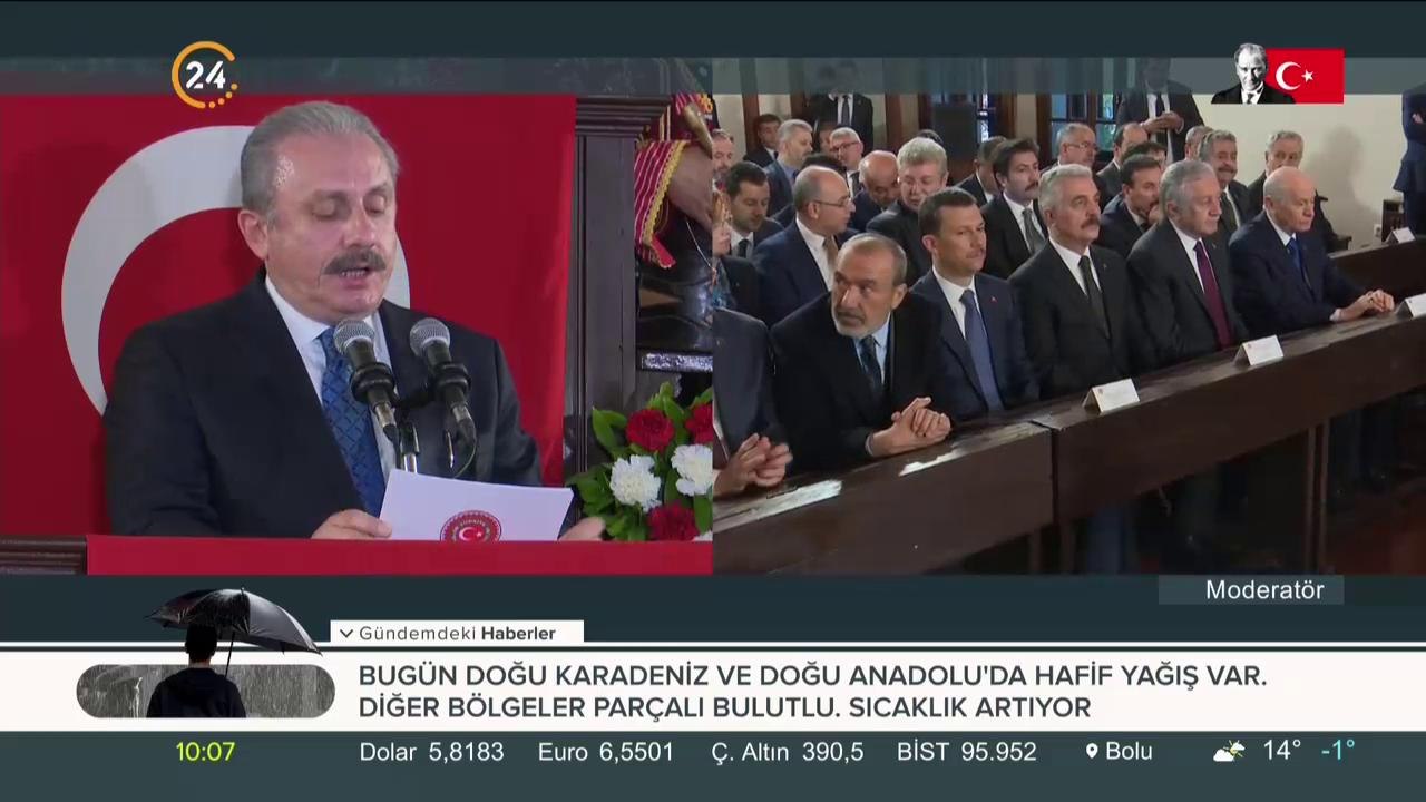TBMM Başkanı konuşuyor