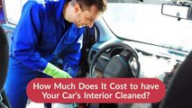 Car Interior Cleaning Cost - Car Detailing Vaughan
