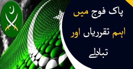 High-level promotions, postings in Pakistan Army